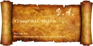 Visegrádi Anita névjegykártya